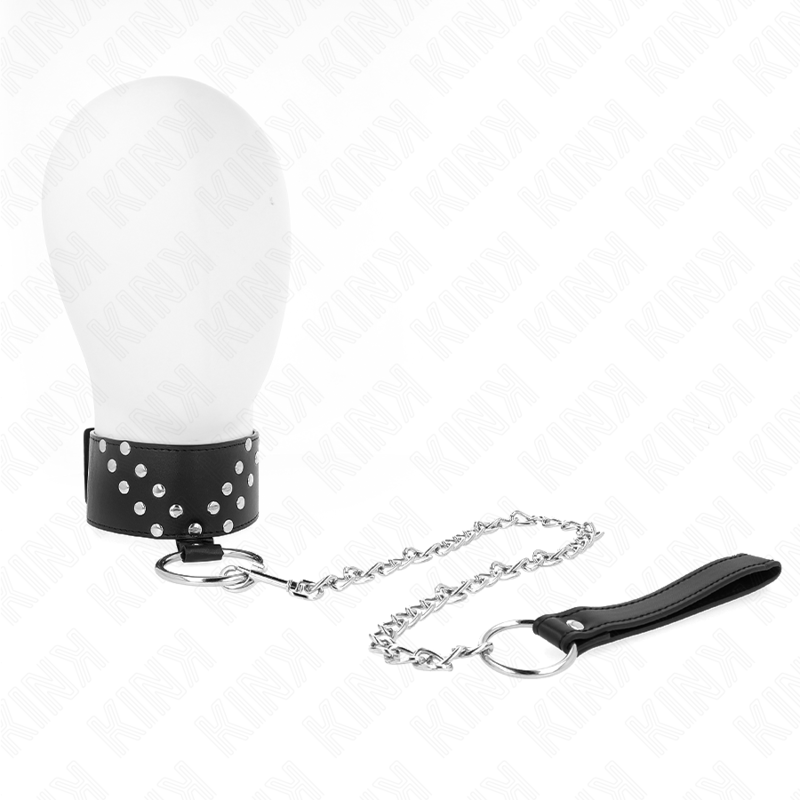 Kink - collar con correa 65 cm con remache en v ajustable