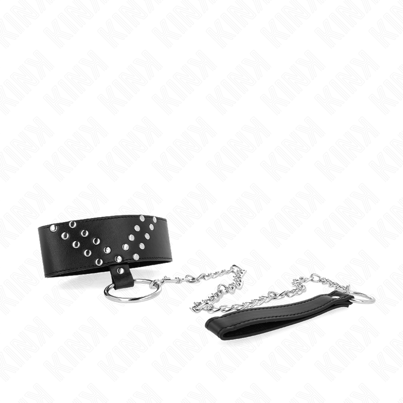 Kink - collar con correa 65 cm con remache en v ajustable