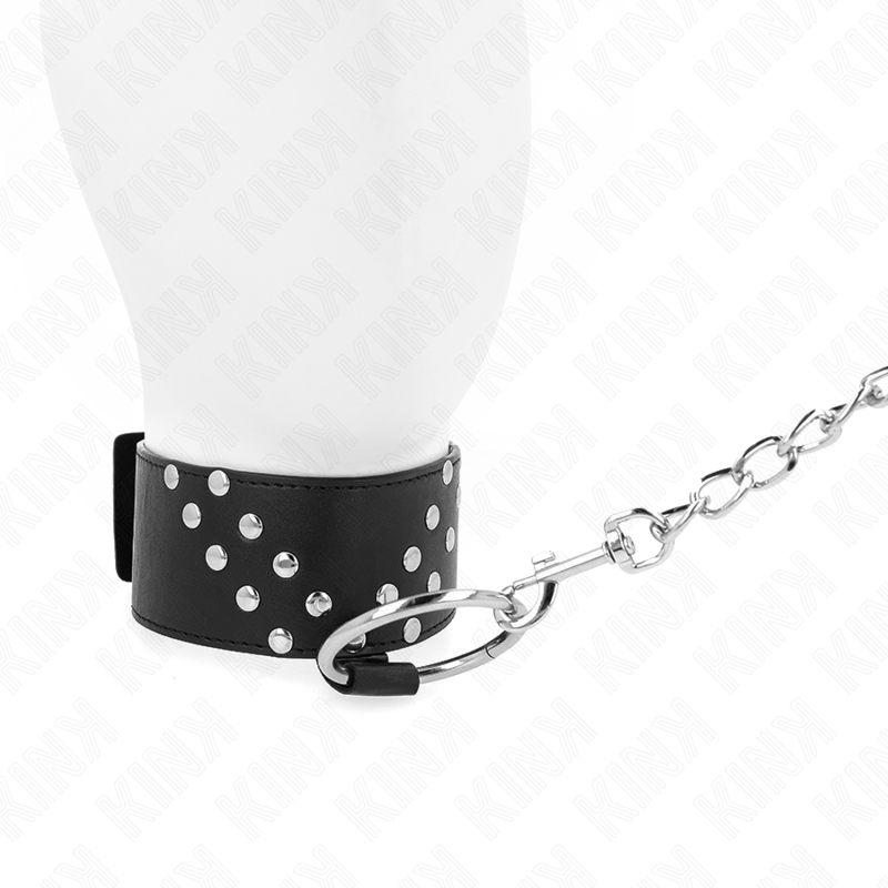 Kink - collar con correa 65 cm con remache en v ajustable