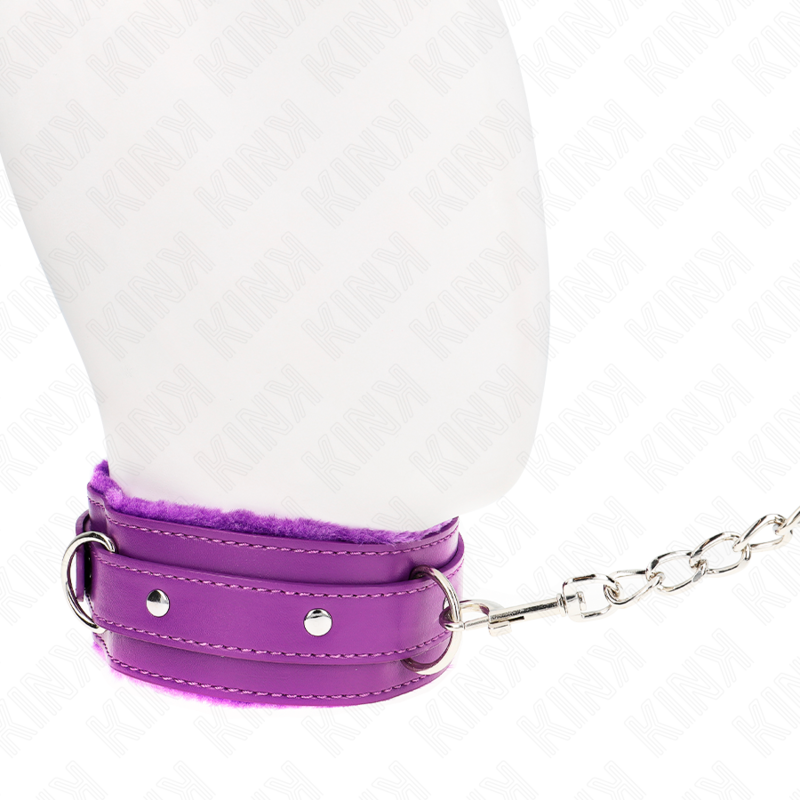 Kink - collar con correa 65 cm con restricciones morado