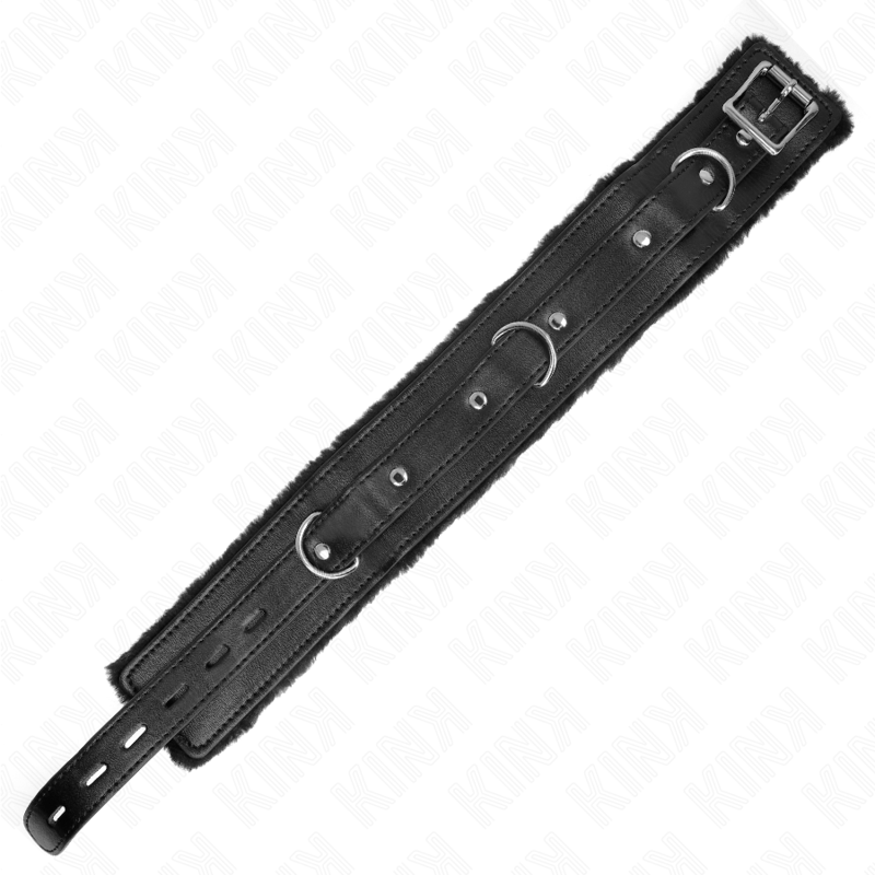 Kink - collar con correa 65 cm con restricciones negro