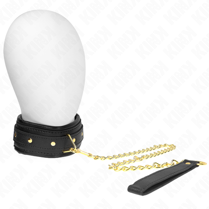 Kink - collar con correa esponja imitación cuero modelo 1