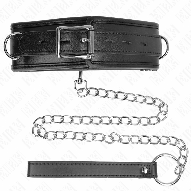 Kink - collar con correa esponja imitación cuero modelo 3