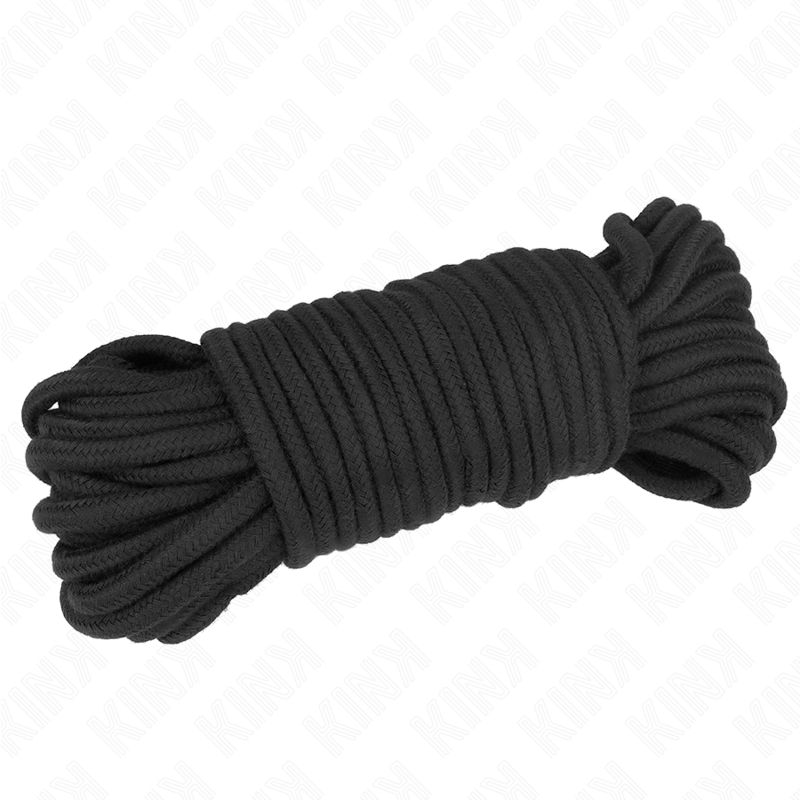 Kink - cuerda de algodón 20 metros negro