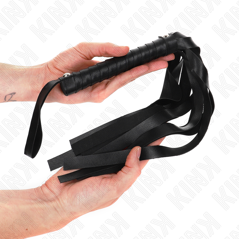 Kink - látigo de cola ancha negro 48.5 cm