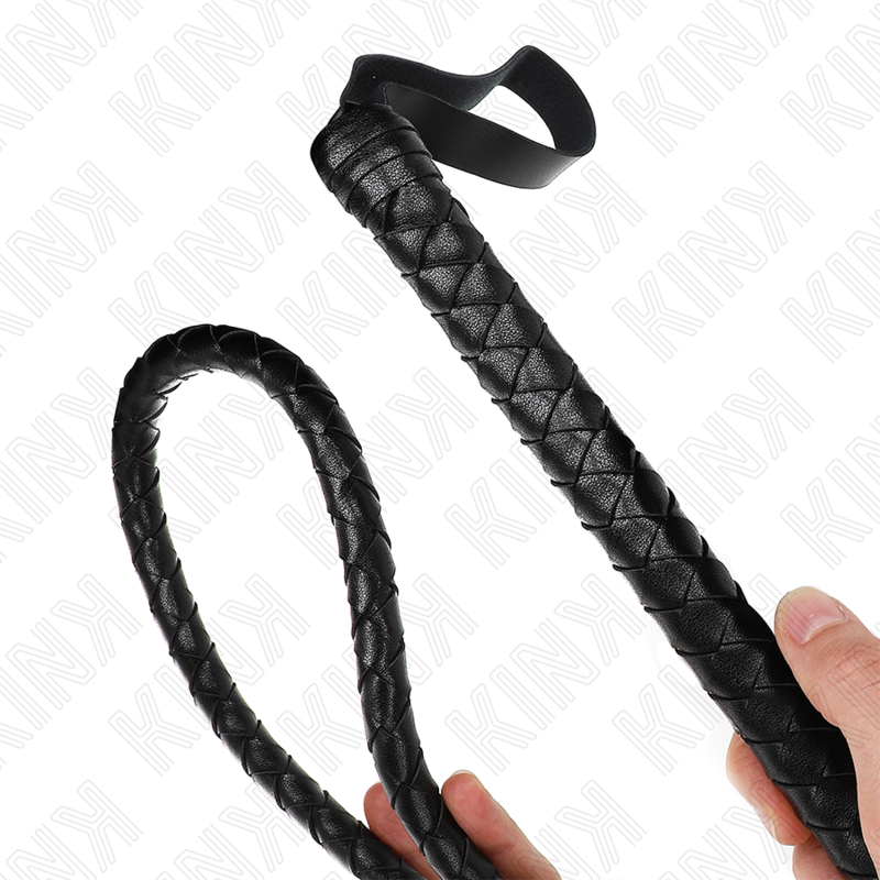 Kink - látigo de serpiente largo negro 210 cm