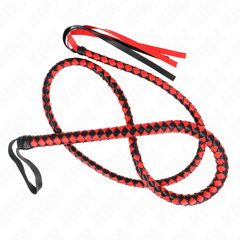 Kink - látigo de serpiente largo rojo 210 cm