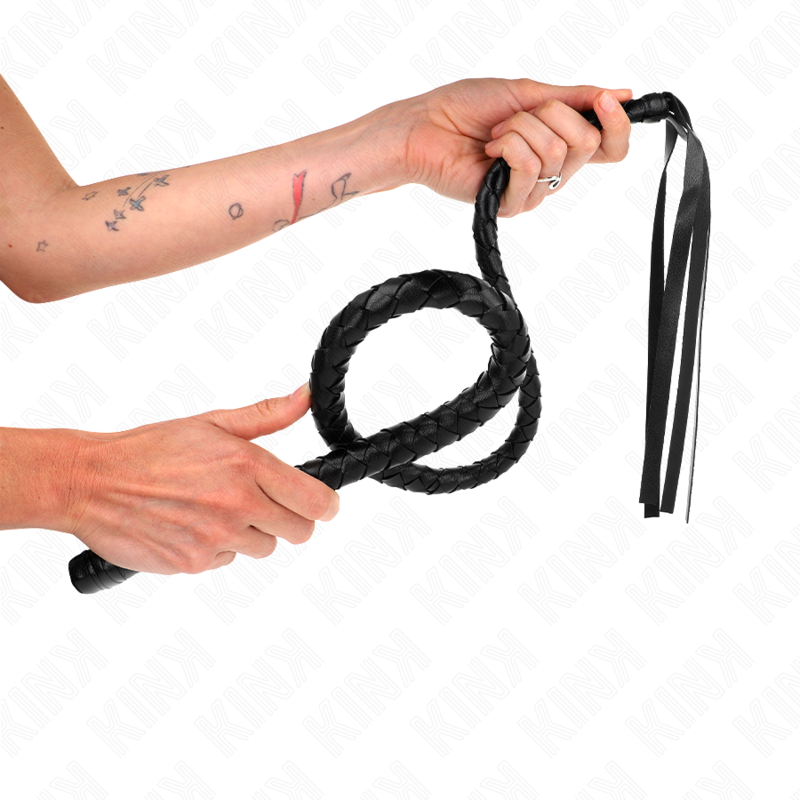 Kink - látigo largo con cuentas 110 cm