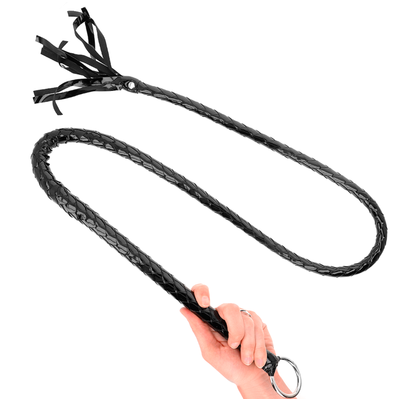 Kink - látigo largo pvc brillante 138 cm