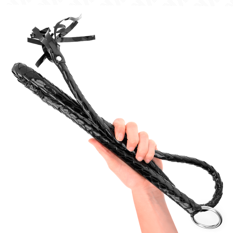 Kink - látigo largo pvc brillante 138 cm