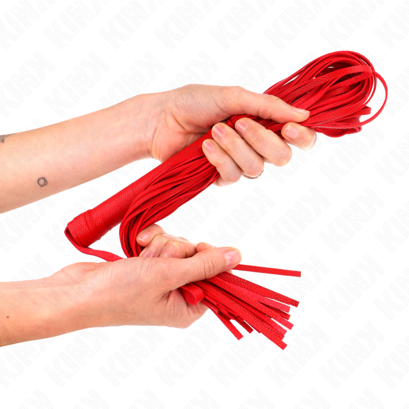 Kink - látigo pvc blando rojo 70 cm