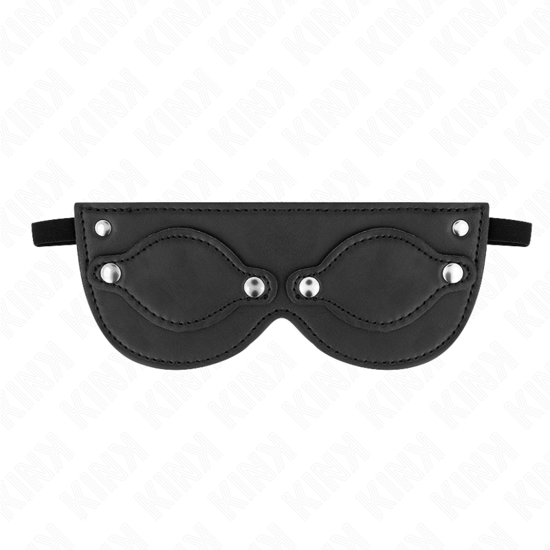 Kink - máscara de polipiel con cubiertas para ojos