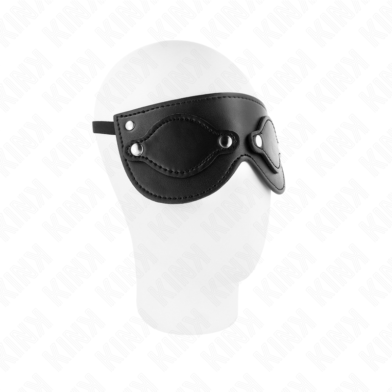 Kink - máscara de polipiel con cubiertas para ojos