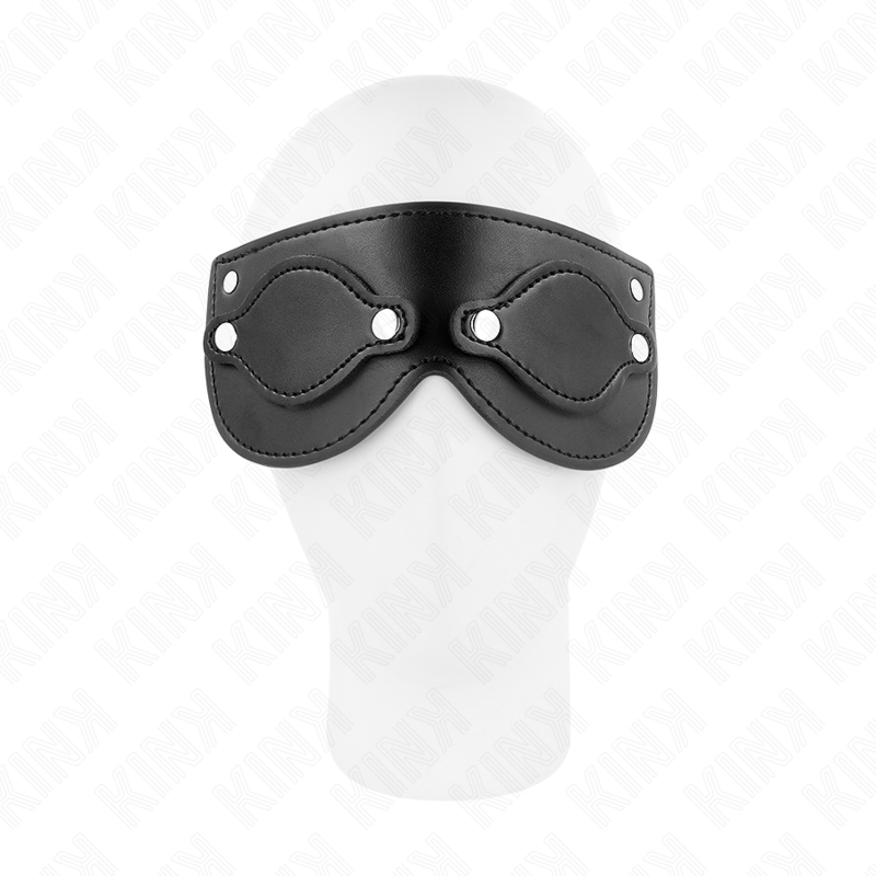 Kink - máscara de polipiel con cubiertas para ojos