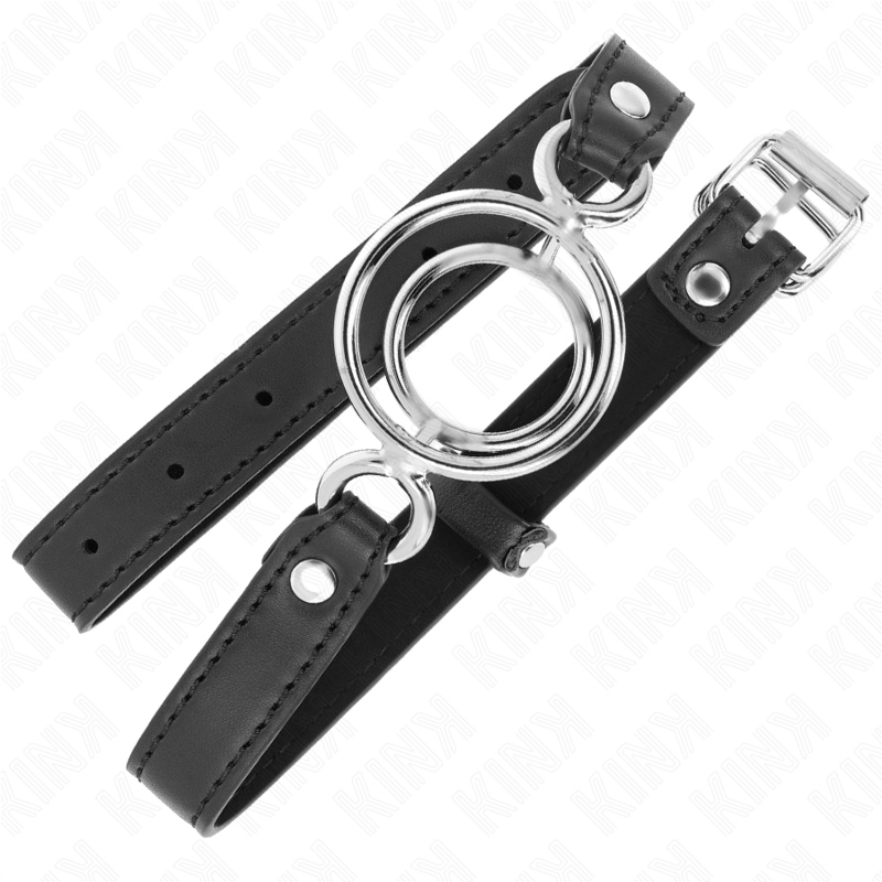 Kink - mordaza con múltiples juntas tóricas 5 cm negro 63 x