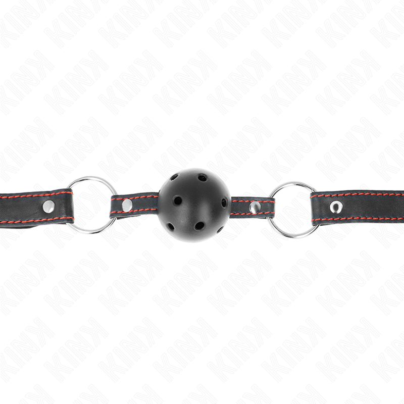 Kink - mordaza de bola 4.5 cm negra dura hueca modelo 2 65
