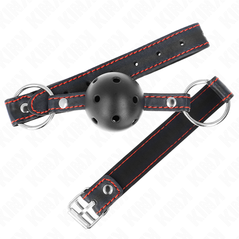 Kink - mordaza de bola 4.5 cm negra dura hueca modelo 2 65