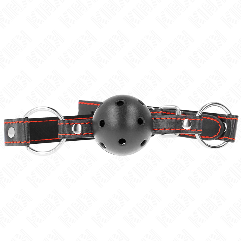 Kink - mordaza de bola 4.5 cm negra dura hueca modelo 2 65
