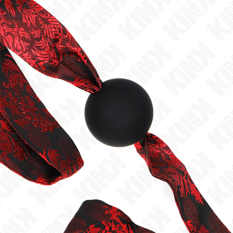 Kink - mordaza de bola 4.5 cm de silicona scandal modelo 2