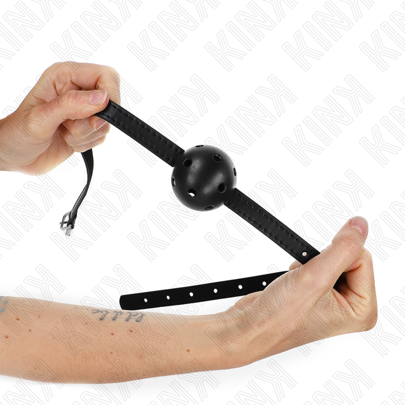 Kink - mordaza de bola 4.5 cm transpirable simplicity negro