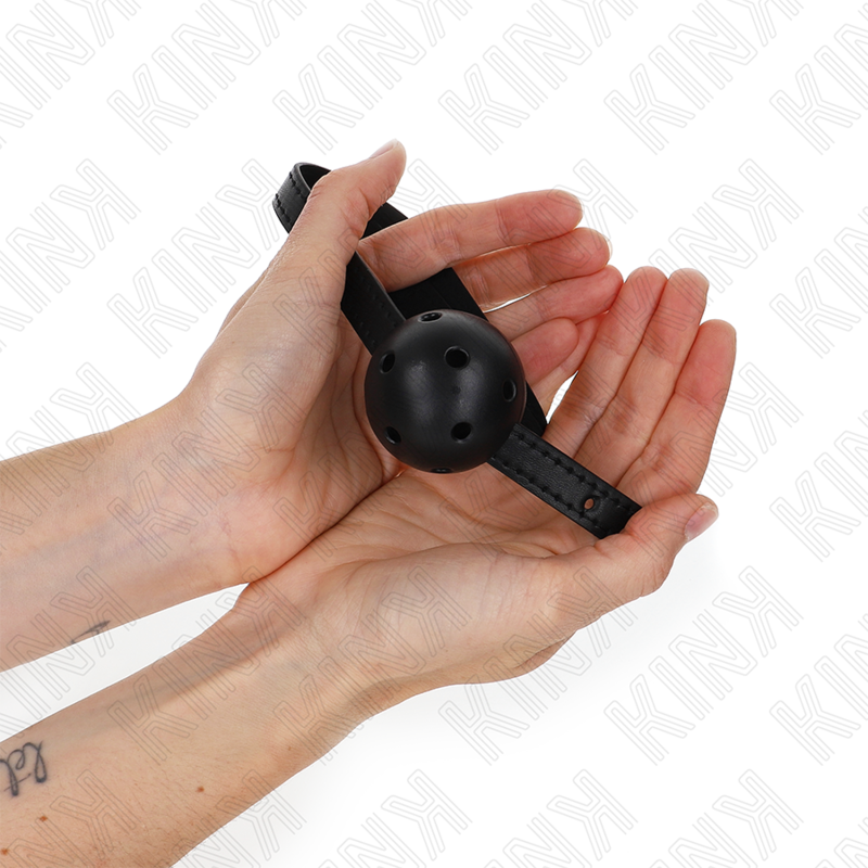 Kink - mordaza de bola 4.5 cm transpirable simplicity negro