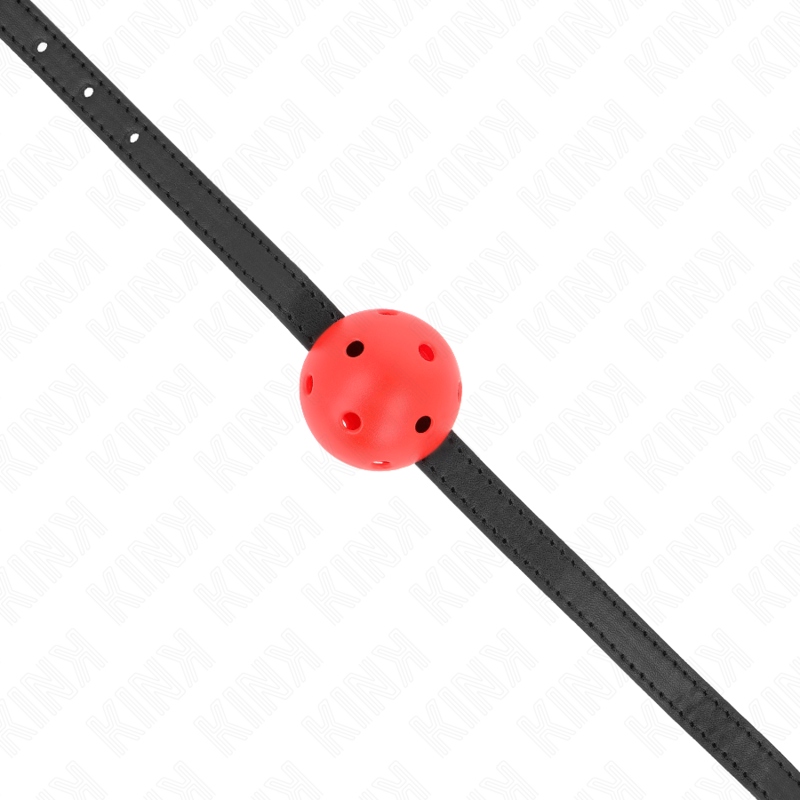 Kink - mordaza de bola 4.5 cm transpirable simplicity rojo