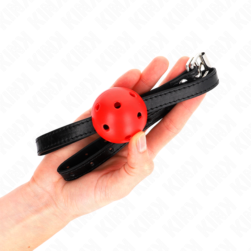 Kink - mordaza de bola 4.5 cm transpirable simplicity rojo