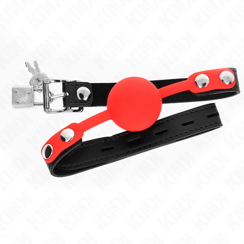 Kink - mordaza de bola 4 cm de silicona con candado 60 x 2