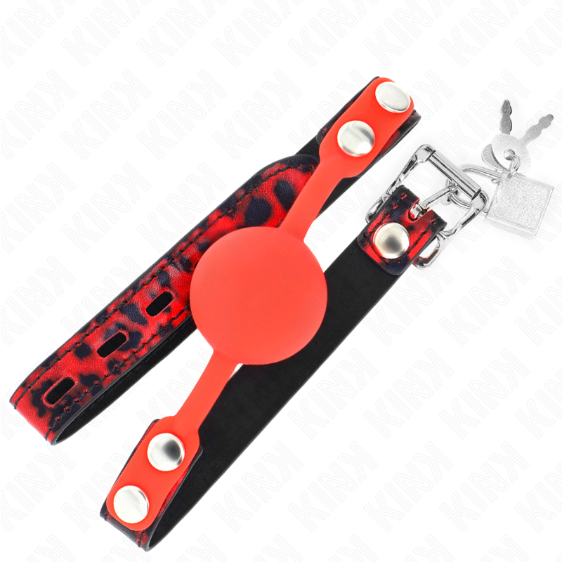 Kink - mordaza de bola 4 cm de silicona modelo 2