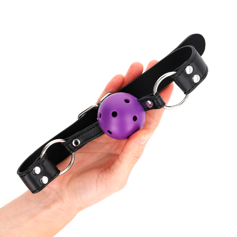 Kink - mordaza de bola 4 cm transpirable con doble remache