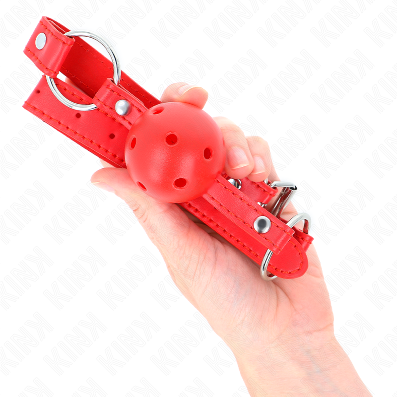 Kink - mordaza de bola 4 cm transpirable con doble remache