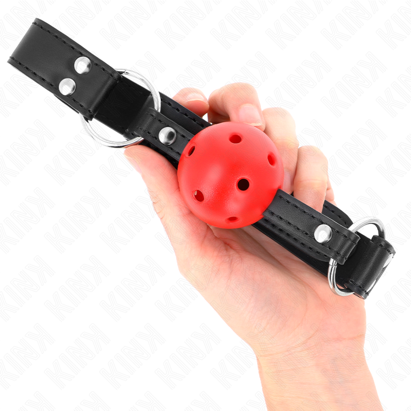 Kink - mordaza de bola 4 cm transpirable con doble remache