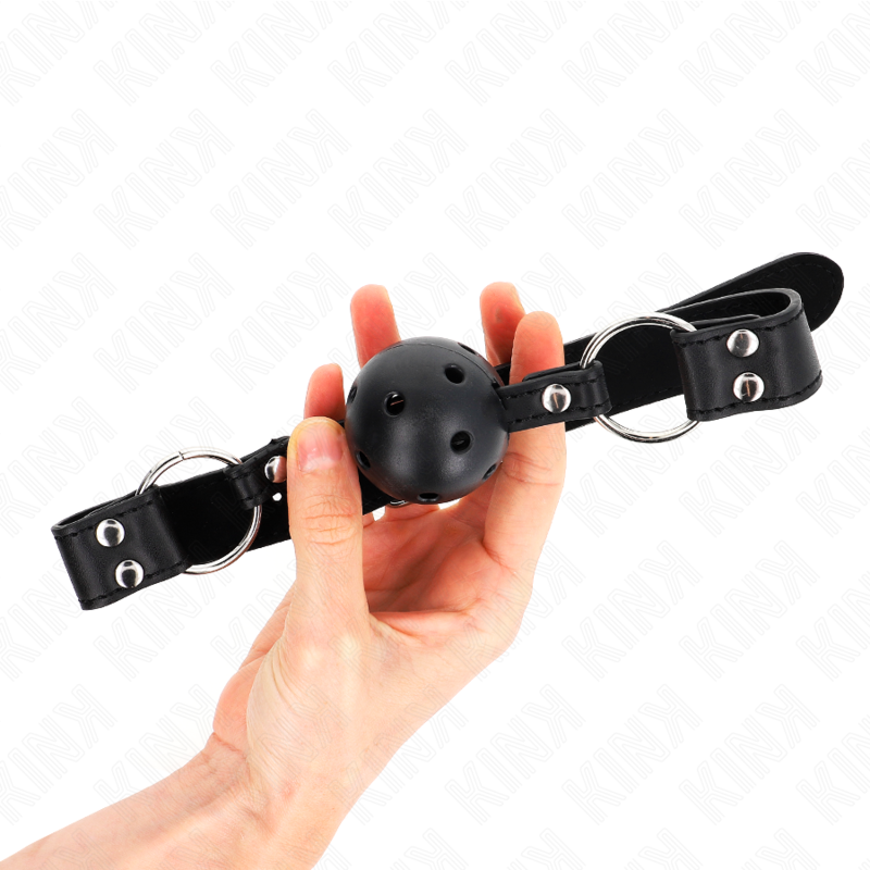 Kink - mordaza de bola 4 cm transpirable con doble remache