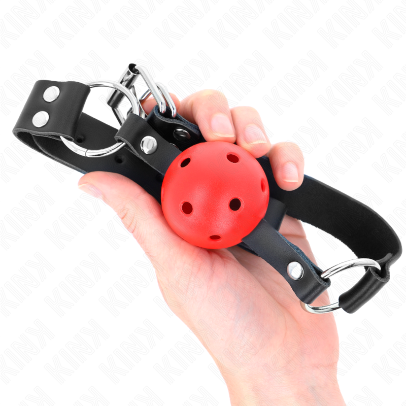 Kink - mordaza de bola 4 cm transpirable con doble remache