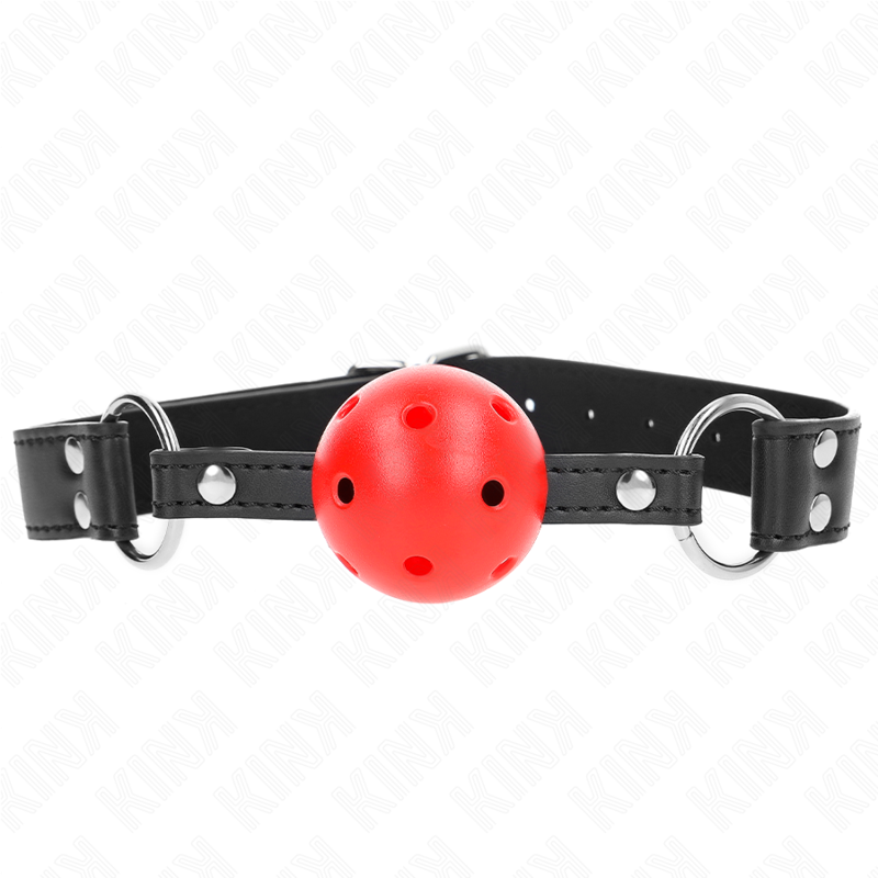 Kink - mordaza de bola 4 cm transpirable con doble remache