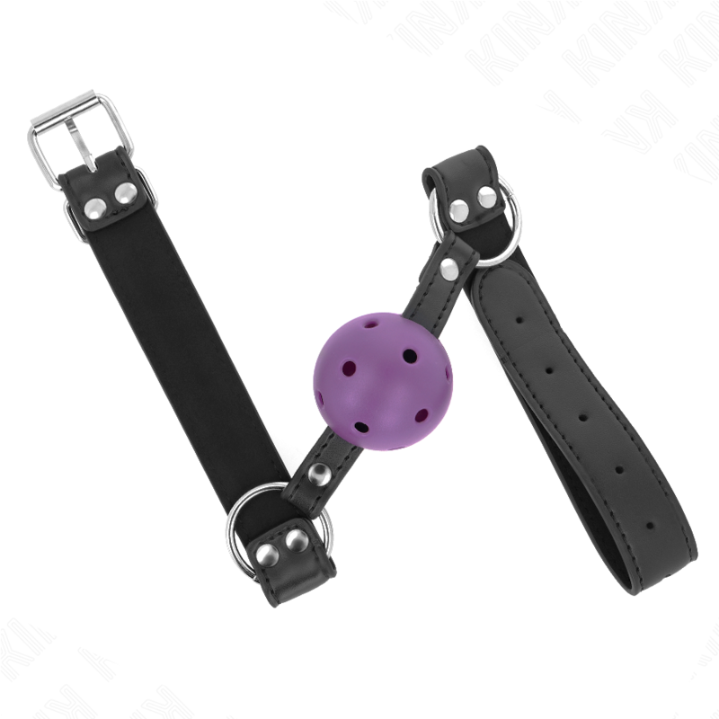 Kink - mordaza de bola 4 cm transpirable con doble remache