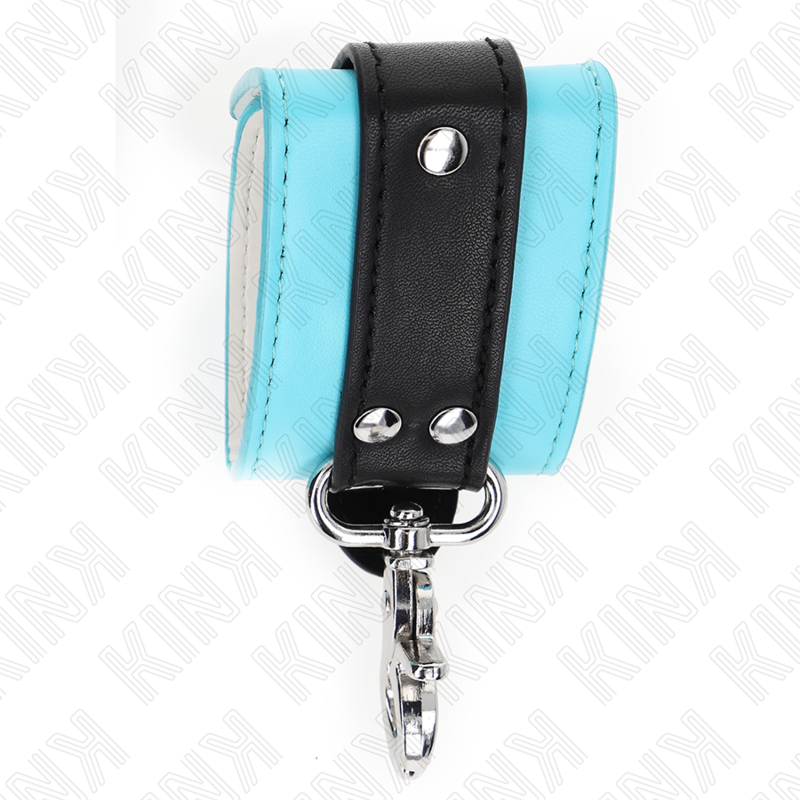 Kink - muñequeras con cierre premium negro / azul ajustable