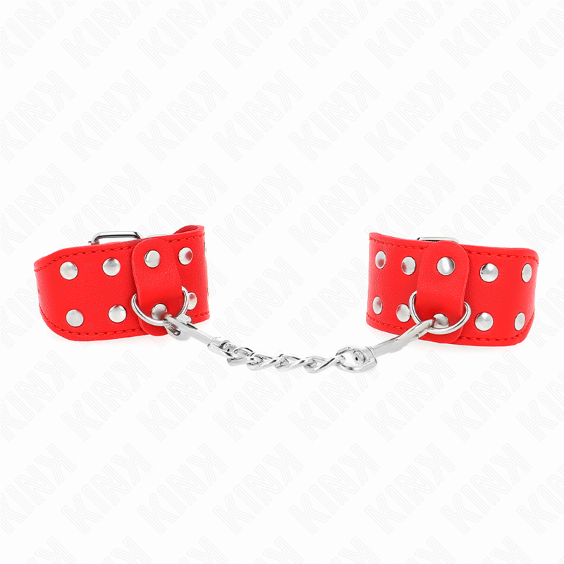 Kink - muñequeras con doble línea de tachuelas ajustable