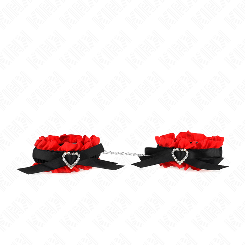 Kink - muñequeras elásticas de encaje con detalle corazón