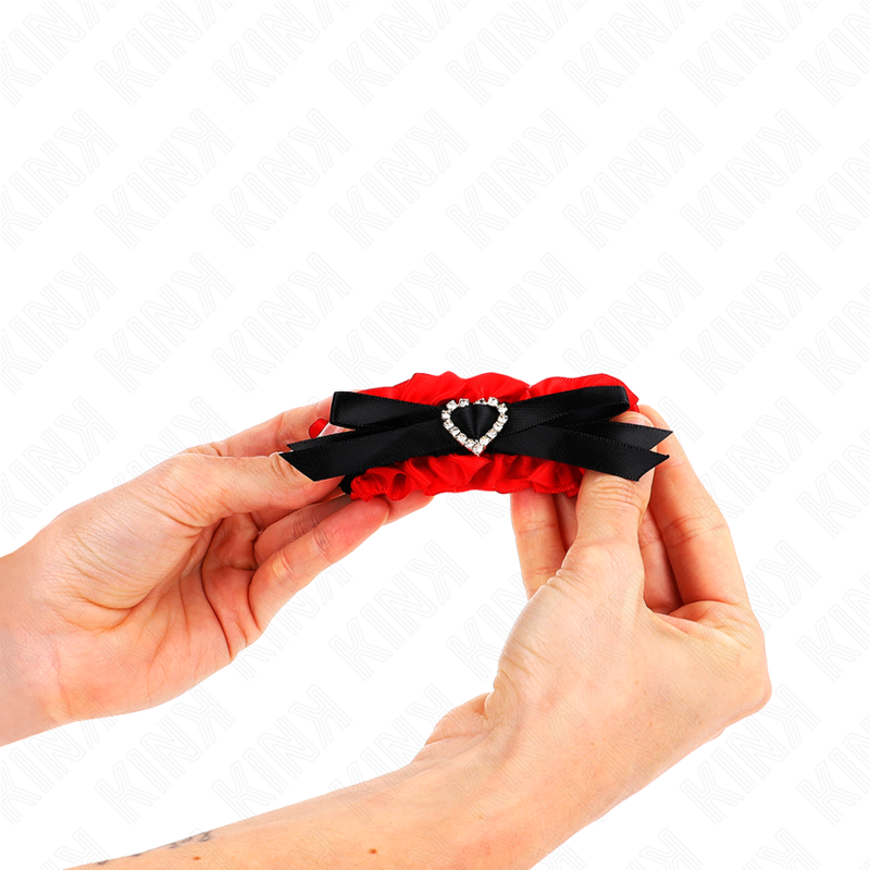 Kink - muñequeras elásticas de encaje con detalle corazón