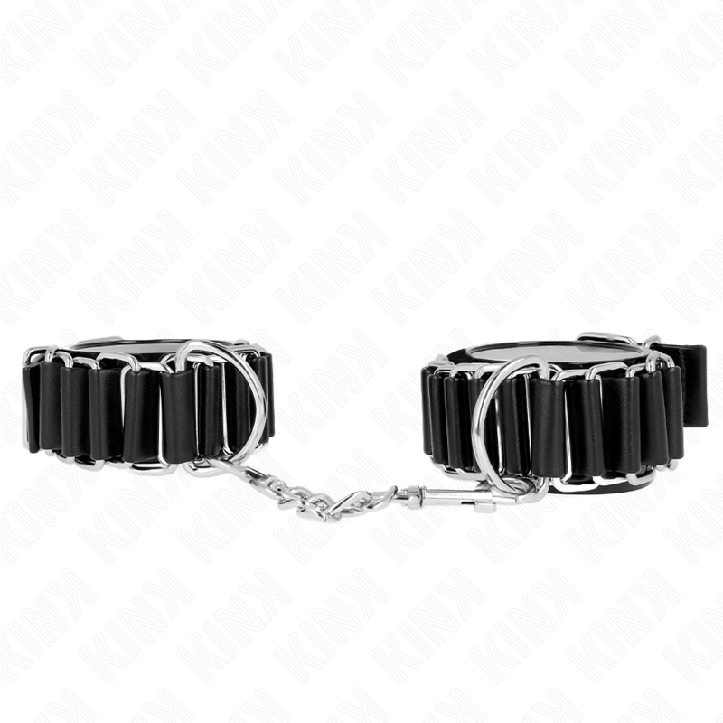 Kink - muñequeras finas en forma de bisagra negro ajustable