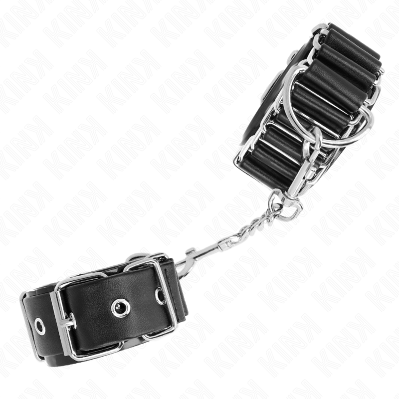 Kink - muñequeras finas en forma de bisagra negro ajustable