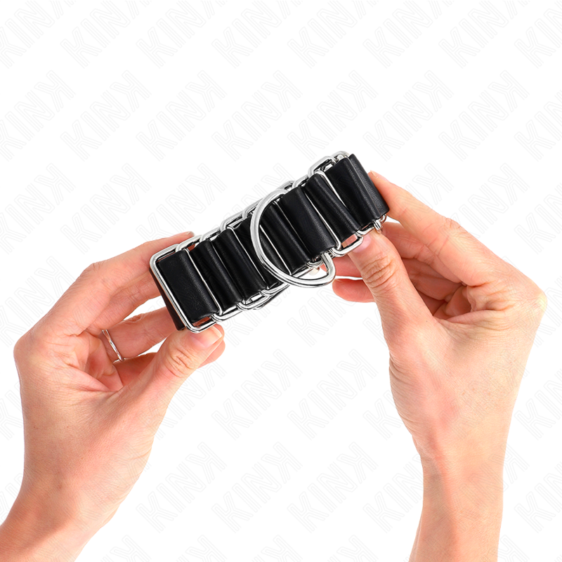 Kink - muñequeras finas en forma de bisagra negro ajustable