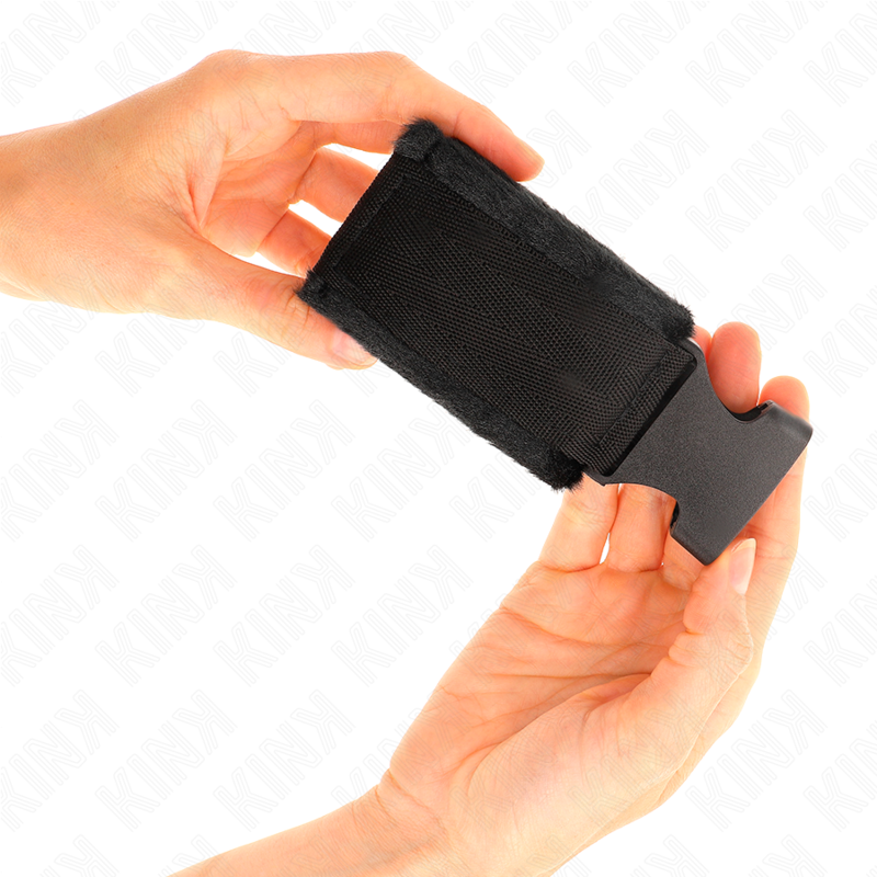 Kink - muñequeras nylon negro modelo 1 ajustable 25-35 cm x
