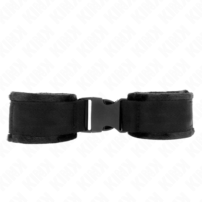 Kink - muñequeras nylon negro modelo 1 ajustable 25-35 cm x