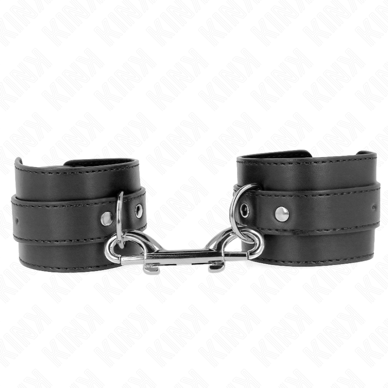 Kink - muñequeras simples con fila de remaches y hebilla