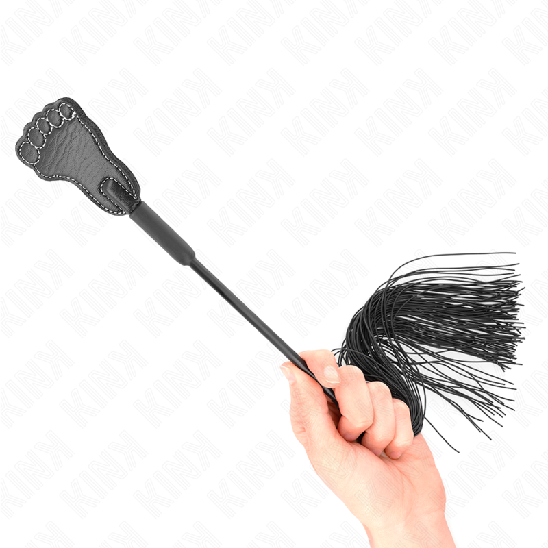Kink - pala forma de pie con látigo de borla 31 cm