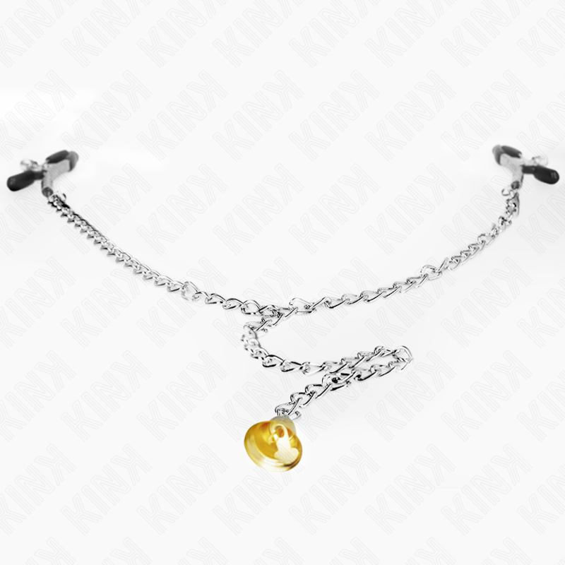 Kink - pinzas para pezones con campana cascabel dorado