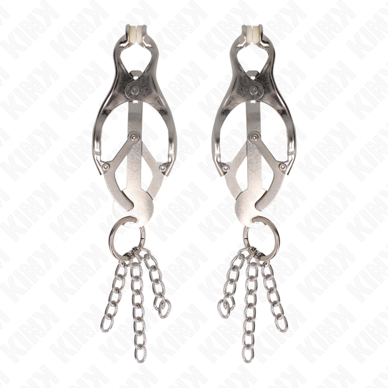 Kink - pinzas para pezones estilo japonés con cadenas