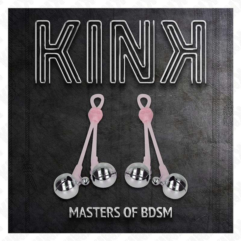Kink - pinzas para pezones luminosas forma calabera